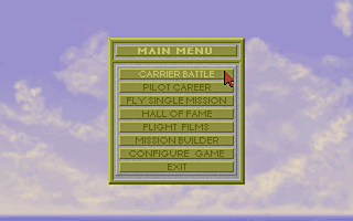 main menu