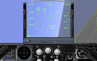 cockpit of a F-16A