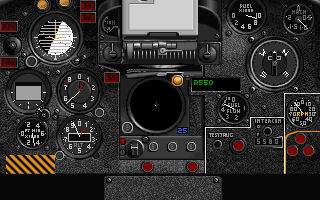 cockpit of a Mirage III