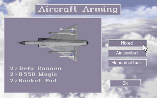 loadout of a Mirage III