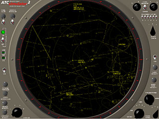 ARTS SCOPE from ATC simulator 2