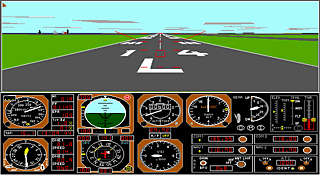 cockpit of a B747-350