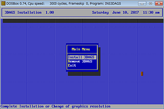 Install on DOSBox