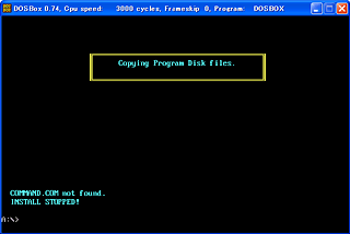 Install on DOSBox