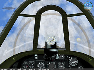 cockpit of a Spitfire 1A