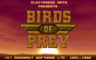 Splash screen from BIRDS OF PREY(12KB)