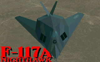 Splash screen of F-117