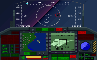 The WSO's Cockpit of F-14B (upper)