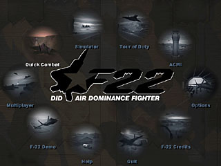 main menu from Japanese version