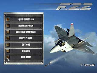 main menu