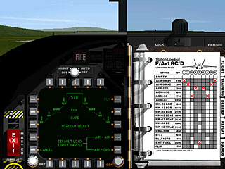 loadout of F/A-18 from PSF