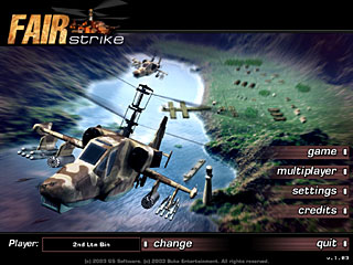 main menu