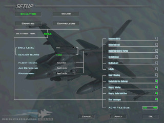 Setup Simulation Menu from AF