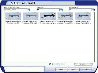 select aircraft