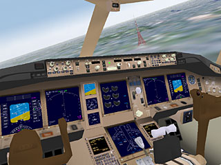 B777  cockpit