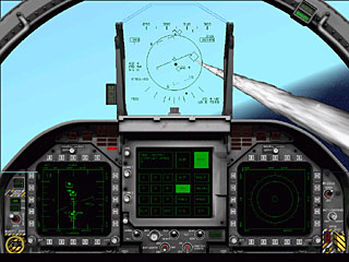 an F/A-18E and an AMRAAM