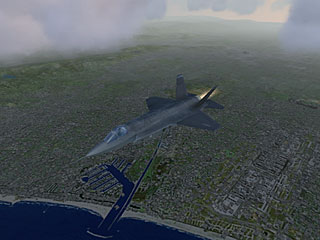 F-35 over LAX FL200 from JETFIGHTER V