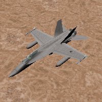 F/A-18C@Jane's F-15 (12KB)