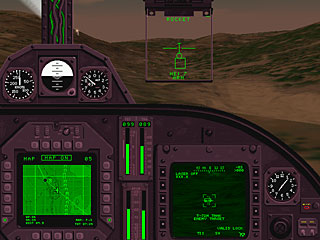 OH-58D pilot cockpit