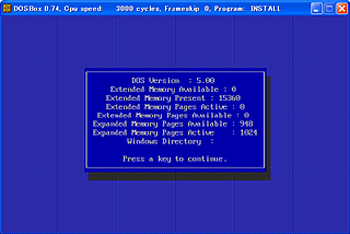 Install on DOSBox