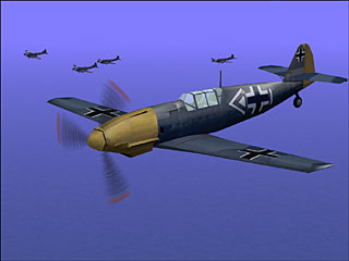 Bf109G and He111