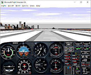 cockpit of a Cessna 182RG from FS9(en)