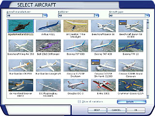 select aircraft