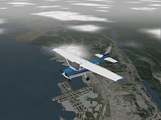 172 over SFO FL200 from Glide