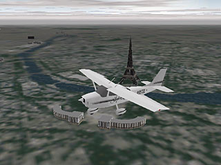 172R over Paris FL15