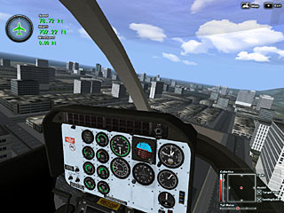 Bell 407 cockpit