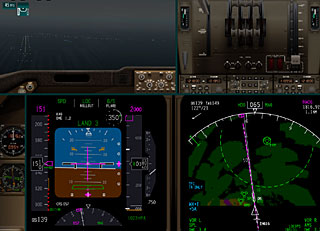 B744 cockpit from PSX