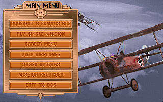 main menu