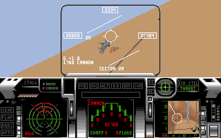 Cockpit of an F29 RETALIATOR