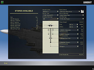 F-14A loadout