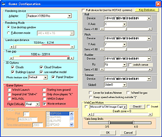 Game Congiguration from v5.98