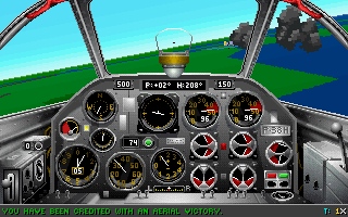 Cockpit of a P-38H