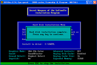 Install on DOSBox