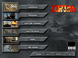 main menu