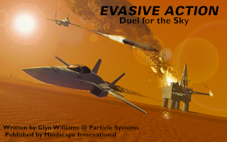 Splash screen of EVASIVE ACTION