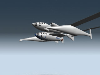 SpaceShipOne and White Knight