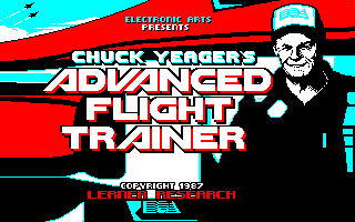 Splash screen from CHUCK YEAGER'S ADVANCED FLIGHT TRAINER(12KB)